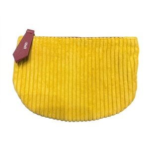 🩵5/$25🩵 Ipsy Yellow and Red Textured Cosmetic Pouch